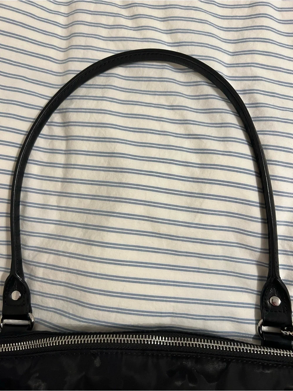 MZ Wallace Black Camouflage Nylon Chelsea Tote- EUC - Picture 6 of 10
